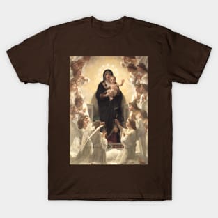 Regina Angelorum by Bouguereau T-Shirt